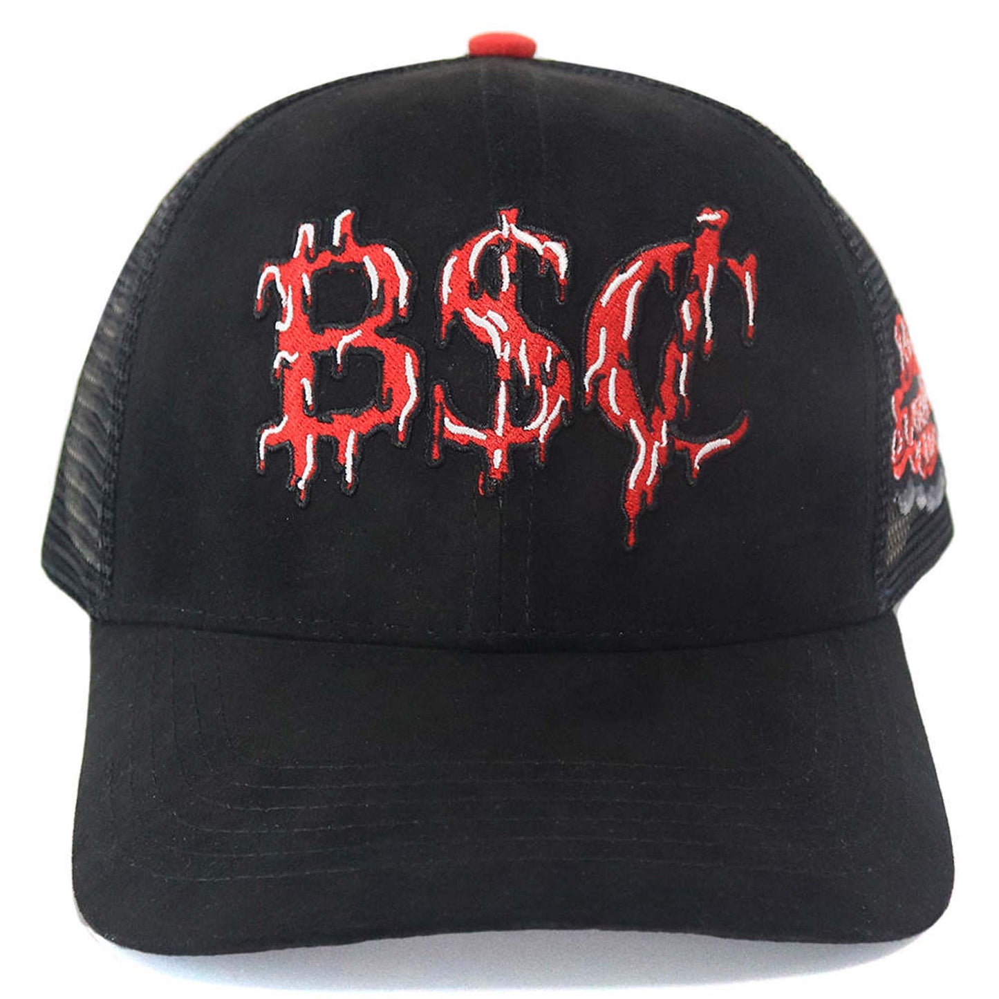 Suede "B$C" Trucker Cap | Trucker Cap | BlackSyndicate