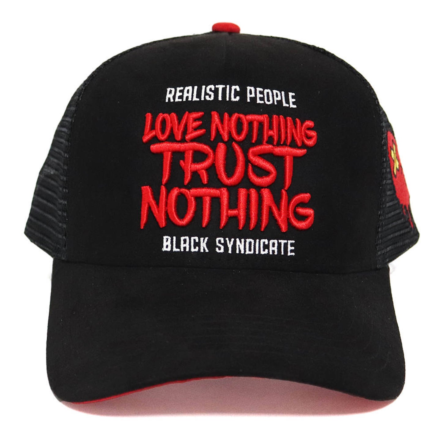 "Love Nothing Trust Nothing" Black Trucker "Suede"  “LIMITED EDITION”