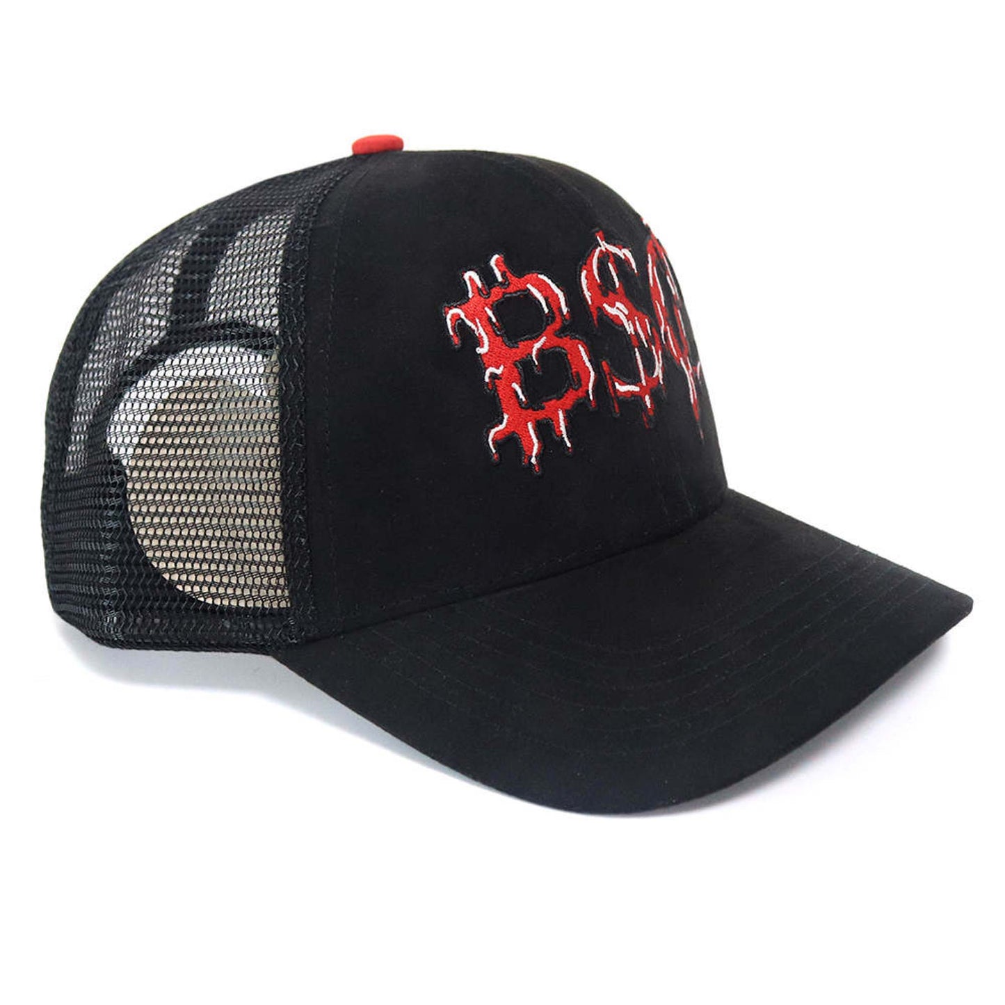 Suede "B$C" Trucker Cap | Trucker Cap | BlackSyndicate