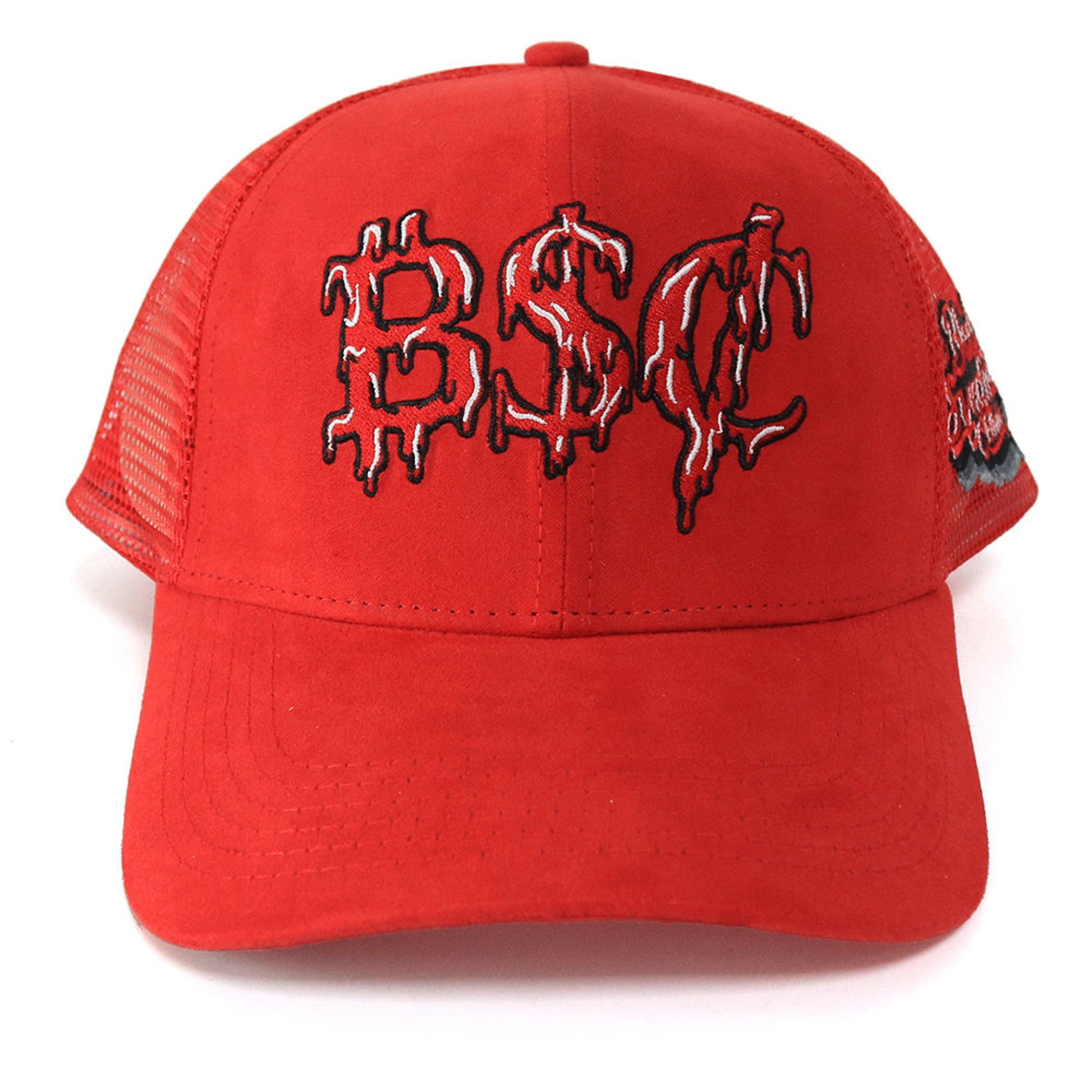 Suede "B$C" Trucker Cap | Trucker Cap | BlackSyndicate